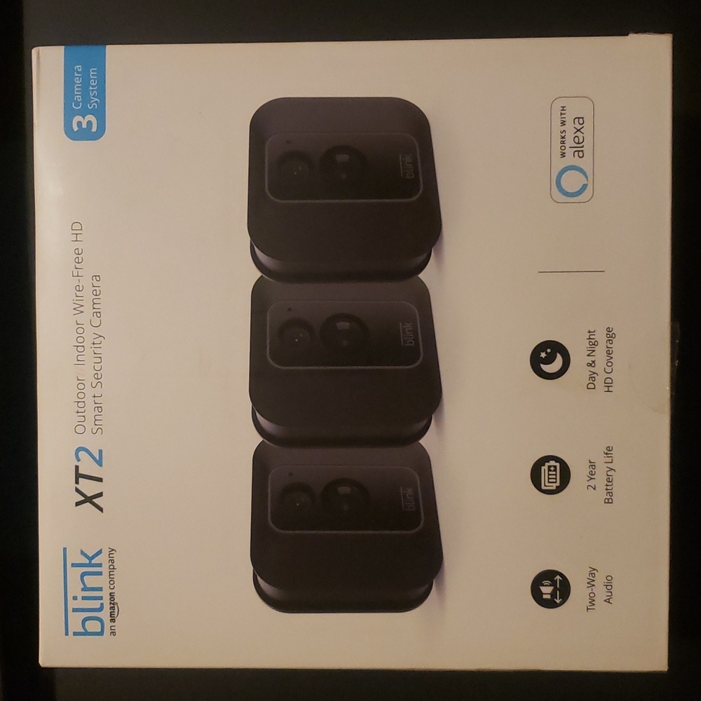 Blink XT2 indoor/outdoor 3 camera wireless security system